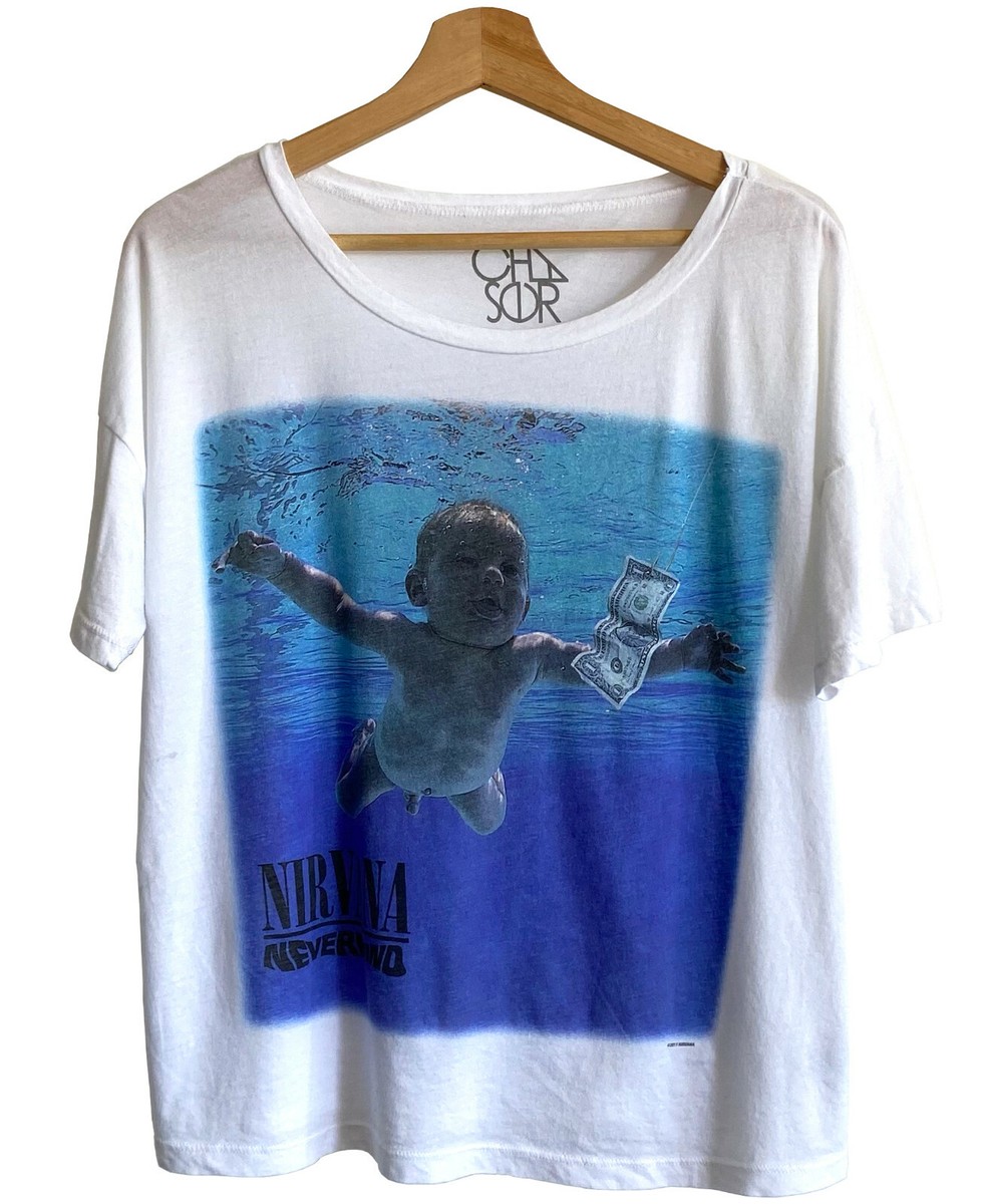 Nirvana Nevermind t-shirt by Chaser Brand 90's Kurt Cobain Nirvana Nevermind t-shirt by Chaser Brand 90's Kurt Cobain