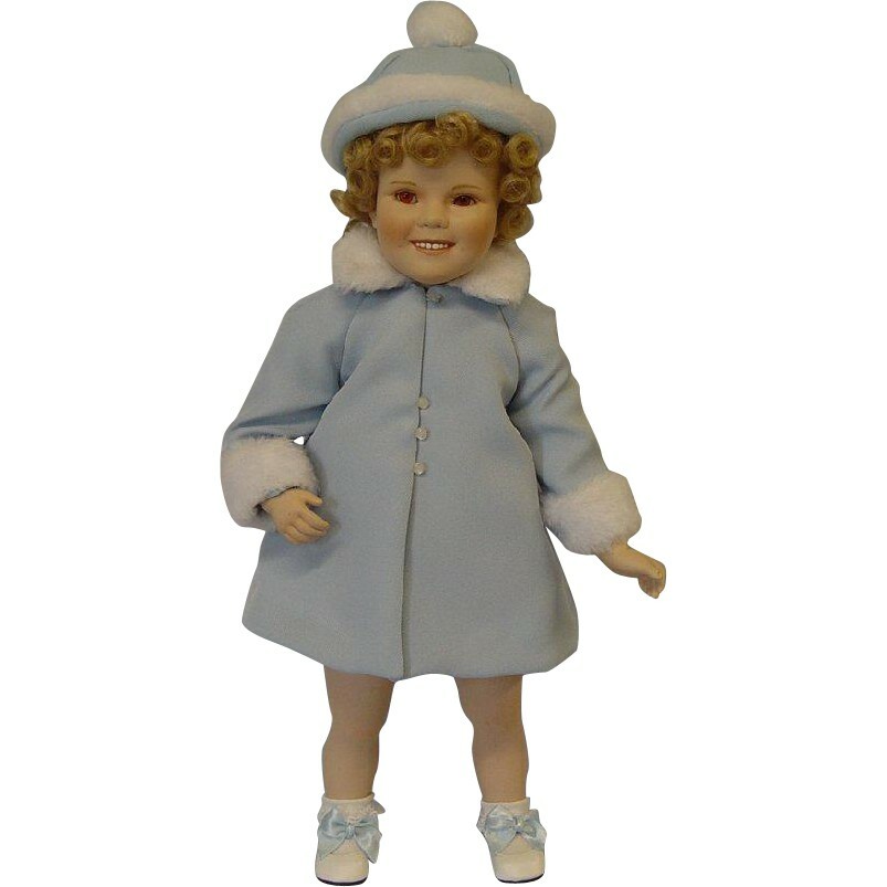 Shirley Temple Porcelain Doll- Sunday Best-Danbury Mint-18