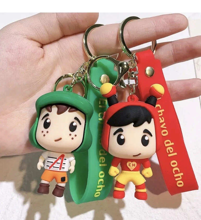 Lote de 6 figuras llavero 3D El Chavo Del Ocho y Chapulin Colorado colección Foto 4 de 4
