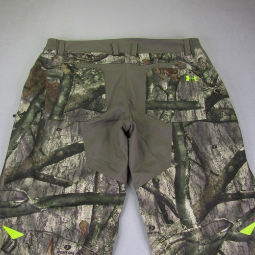 Under Armour Pants Men 3XL Green Scent Control Infrared Softshell Camo Treestand - Picture 6 of 15