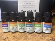 100% Natural, Therapeutic Essential Oil, Set Of 6; 10ml