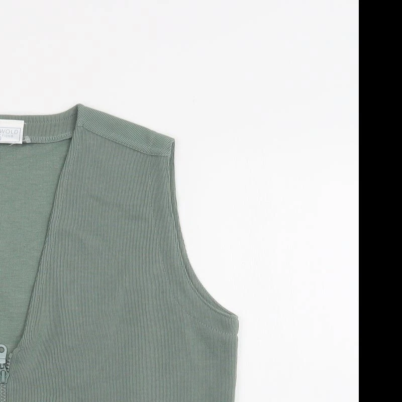 Cotswold Collections Womens Green Gilet Waistcoat Size S - Image 4 of 4
