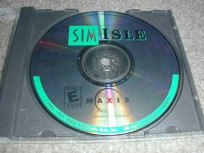 SimIsle PC/Mac CD-ROM Maxis EA Electronic Arts 1995 game for Windows 95 Sim Isle