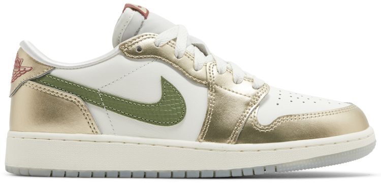 Air Jordan 1 Retro Low OG Grade School 'Year of the Dragon' FQ6593-100