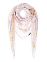 Guess Aviana Kefiah Allover-Logo Damen Schal Lila, Schal Tuch Halstuch Scarf