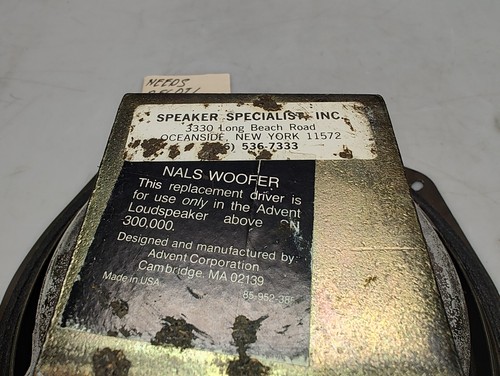 Altavoz Woofer Vintage Grande Advent NLA A3 Bullnose NLA NECESITA RETROCEDER - Imagen 4 de 12