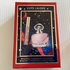 ESTEE LAUDER Beautiful Magnolia + Luminizer EAU DE PARFUM SPRAY 2 Pc Set PERFUME