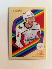 Nick Jensen, Retro-Variation Rainbow #445 - 2023-24 O-Pee-Chee