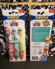  2 Firefly Disney Tsum Tsum Toothbrush 3 pack Children's SOFT Bristles Age 3 