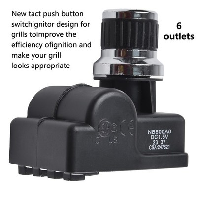 Heavy Duty 6 Outlet Zündmodul Ersatz für Nexgrill 7200830H Gasgrill