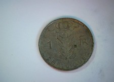 Belgium 1956 1 Franc Belgium 1 Franc (French legend, Baudouin I) Coin