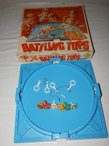 Vintage Battling Tops Game by IDEAL ~ 1969