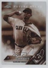 2016 Topps Chrome Future Stars Sepia Refractor Carlos Carrasco #158 0c6