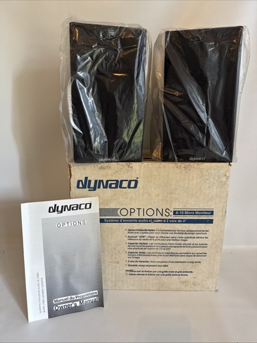 DYNACO OPTIONS A-10 MICRO MONITOR RARE VINTAGE HIGH QUALITY SPEAKERS
