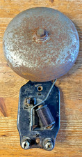 Vintage Metal School Bell Fire Alarm Wall Mount Untested Steampunk Electric