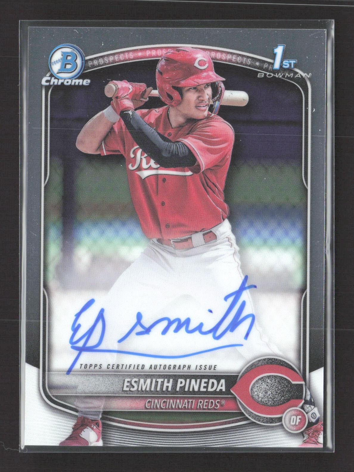 2025 Bowman Chrome Esmith Pineda 1st Auto #CPA-EP