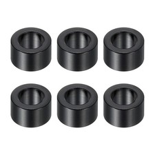 M6 Aluminum Spacers, 6 Pcs Metal Spacers 6.2mm ID x 10mm OD x 6mm L,Black