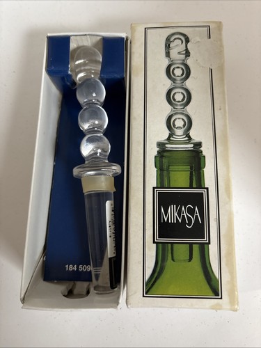 Miksa Cyrstal Clear Millennium 2000 Bottle Stopper - 第 4/5 張圖片
