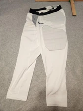Nike Pro Hyperstrong Padded Compression Pants White Ergonomic Training Medium
