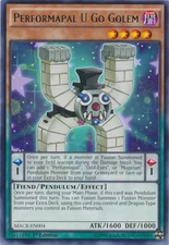Performapal U Go Golem - MACR-EN004 - Rare - 1st Edition - Lightly Played
