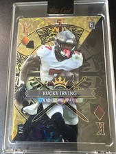 Buckey Irving 2025 Wild Card 5 Draw 1/1 Diagonal Black Gold Tamps Bay King 🔥