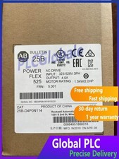 New Allen Bradley 25B-D4P0N114 /A Powerflex 525 AC Drive 2HP Surplus SEALED