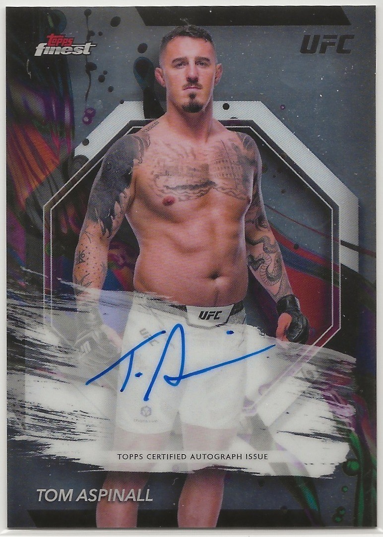2024 Topps Finest UFC #FA-TMA Tom Aspinall Finest Autographs