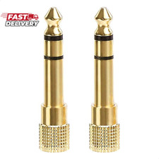 Amazon Basics Gold-Plated 6.35Mm 1/4 Male to 3.5Mm 1/8 Female Stereo Jack Adapte