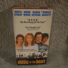 Miramax Home Entertainment Music of the Heart VHS Drama Streep Quinn Estefan Ba…