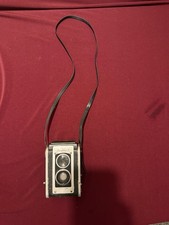 Vintage Kodak Duaflex II Camera Kodet Lens Uses 620 Film Untested w/ Strap