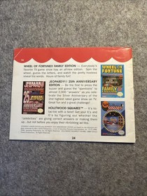 Fisher Price Perfect Fit (NES, 1990) - Instruction Manual / Booklet Only