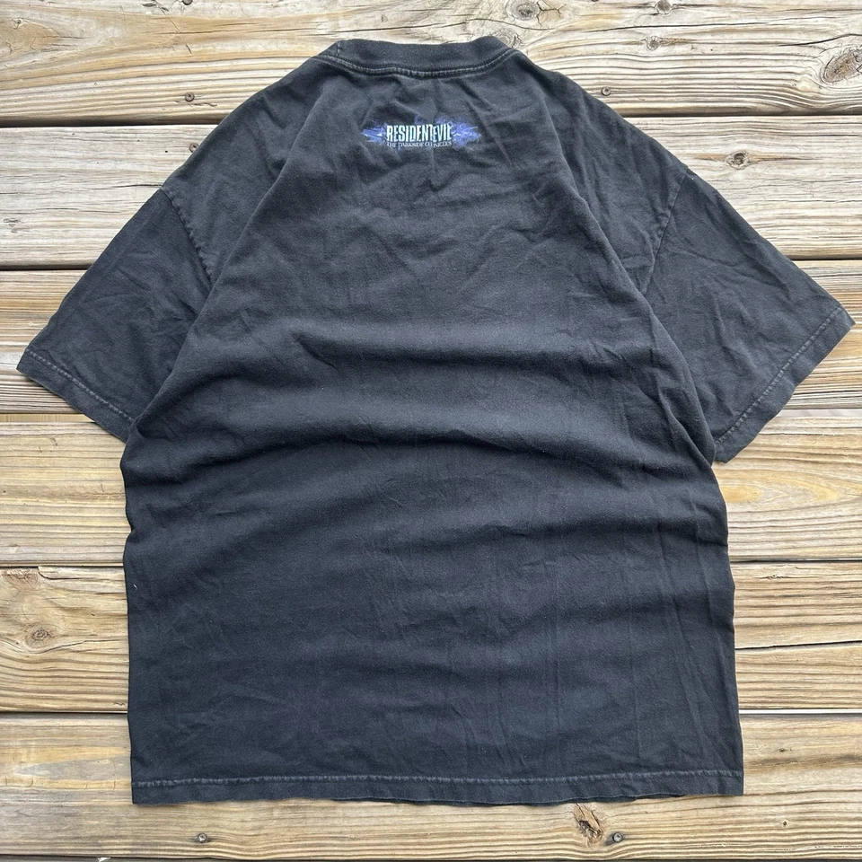 Rare 2009 Resident Evil The Dark Side Video Game Promo T-shirt Size XL - Image 4 of 4