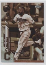 2020 Topps Chrome Sepia Refractor Carlos Santana #165 0st9