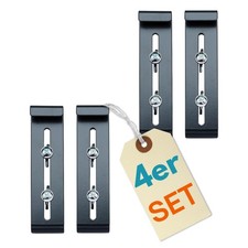 4er Set Blumenkasten Halterung Fensterbank unsichtbare Befestigung Anthrazit