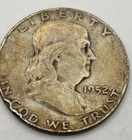 1952-D Franklin Half Dollar 90% Silver US Coin Denver Mint Circulated