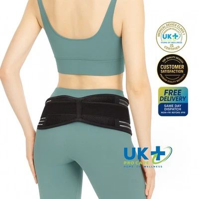 UK PRO CARE Sacroiliac SI Joint Pain Pelvic Hip Lumbar Support Belt Lower Back For Women Men
