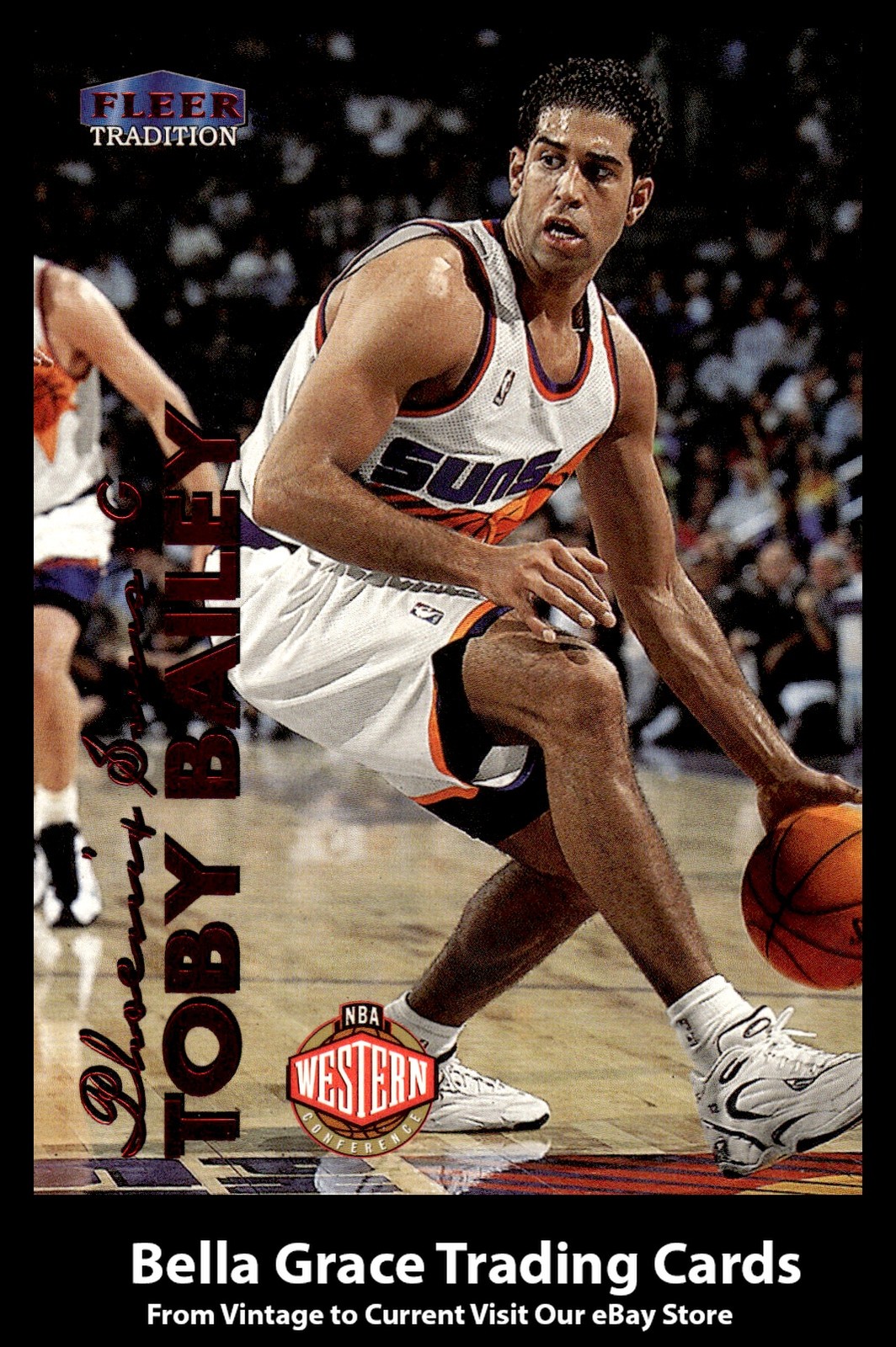 1999-00 Fleer Tradition Toby Bailey #25 Phoenix Suns NBA Basketball