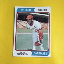 Topps 1974 Bob Gibson #350 St. Louis Cardinals Baseball Base Set Card
