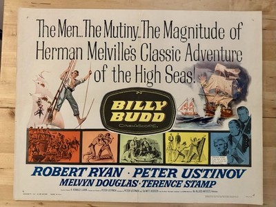 BILLY BUDD 1962 1/2sh Movie Poster Terence Stamp Robert Ryan 22x28