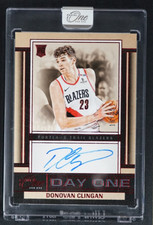 Donovan Clingan 2024-25 Panini One And One 16/25 Auto Red Day One RC #DOS-CLG