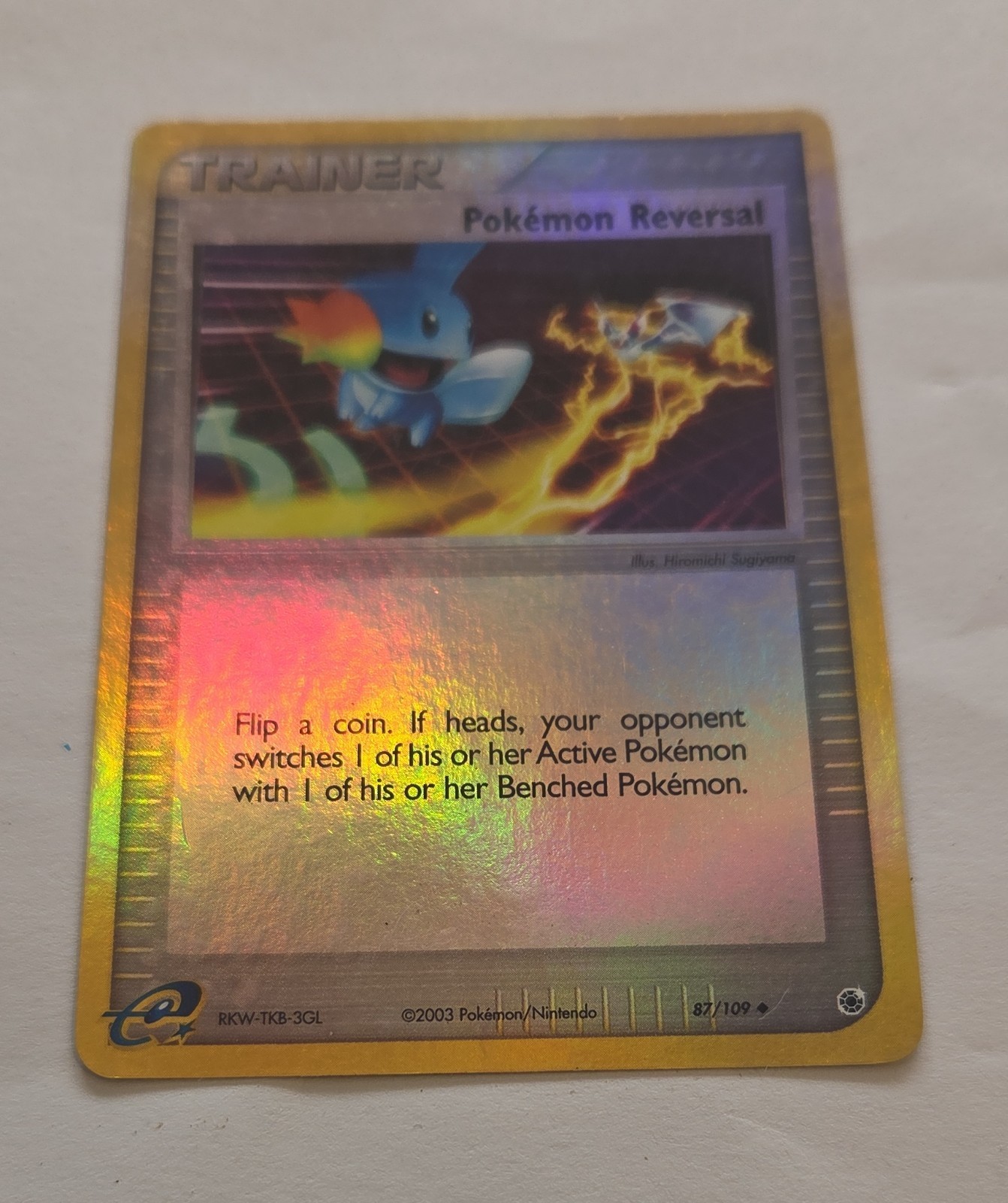 Pokemon Reversal 87/109 EX Ruby & Sapphire Reverse Holo 