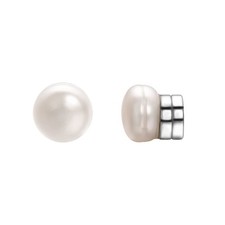 Pearl Magnetic Earrings for Women 8mm Pearl Clip on Earring Silver Non Pierced f