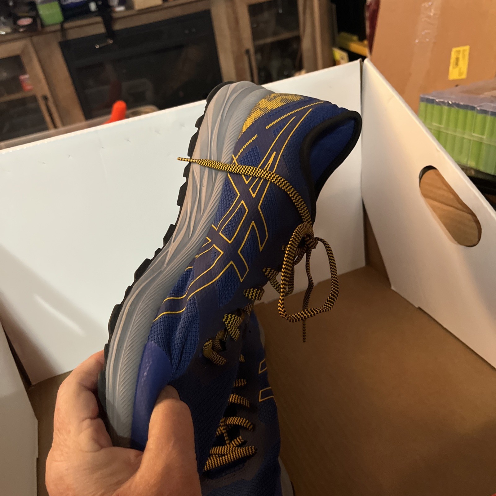 Men’s Size 13 Blue ASICS Gel Excite Trail thumbnail 5