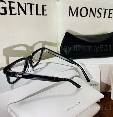 GentleMonster Unisex Sunglasses Evan 01 Black Frame Clear Lenses