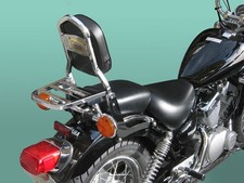 Schienalino cromato con portapacchi Yamaha Virago 125/250 prima2003/dopo2009