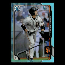 Ronnie Jebavy #79 2015 Bowman Chrome Draft Sky Blue Refractor Giants Baseball NM