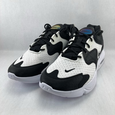 Nike Air Max 2X White Black Sneakers Men s Size 6 WMN 7.5 CK2943-100 New