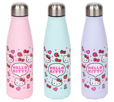 Hello Kitty Edelstahl-Trinkflasche 500 ml Isolierflasche Pink & Mint & Lila