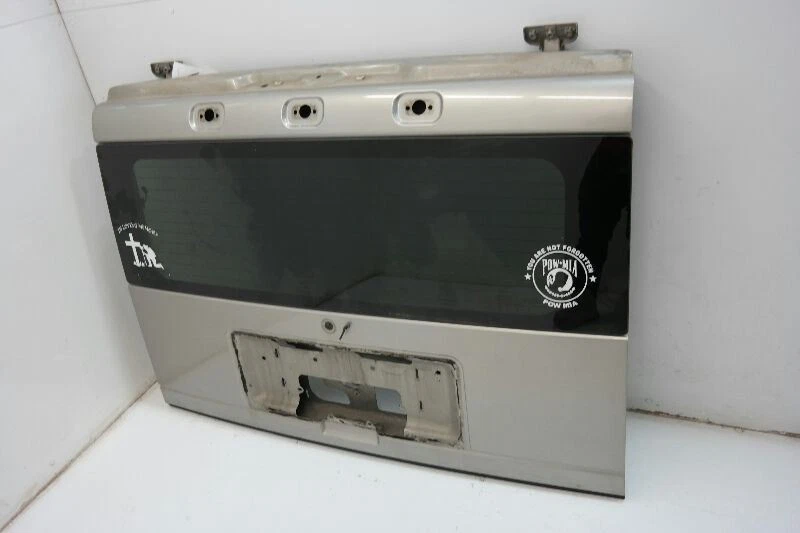 2003-2009 HUMMER H2 TAILGATE LIFTGATE TRUNK BACK DOOR SHELL W GLASS PEWTER  Foto 2 de 4