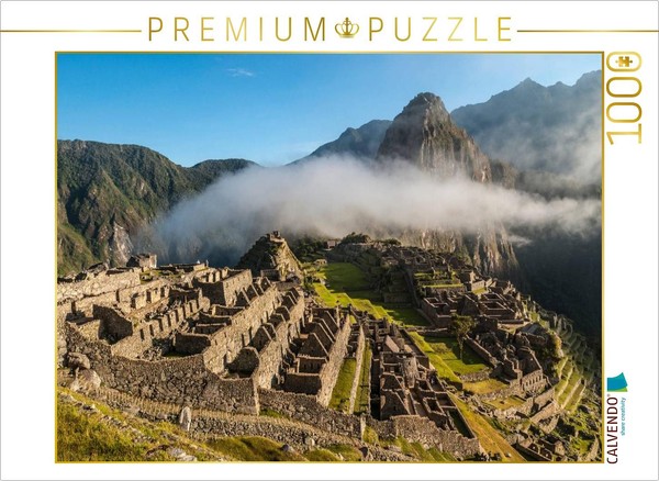 Calvendo Puzzle Machu Picchu In The Morning Mist | 1000 Pieces, Finished Size 25-image